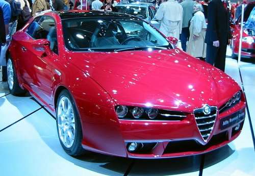 The new Alfa Brera, a sports coupe in the classic Alfa Romeo tradition went on sale in the UK