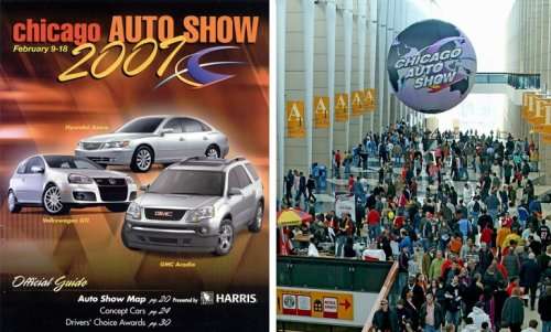 The Chicago Auto Show opened to the public
