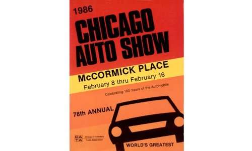 Not many Chicagoans had an opportunity to take a close look at an exotic Lamborghini Countach, except at the 1986 auto show