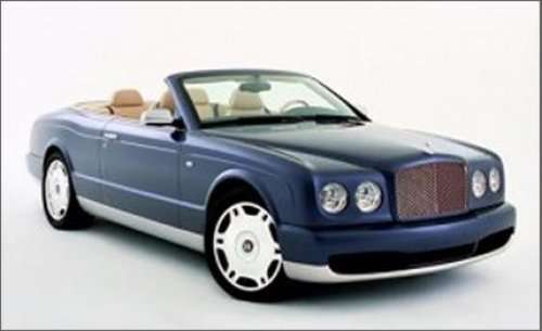 The Bentley Arnage Convertible, also known as the Arnage Drophead Coupé, was revealed at the Los Angeles Auto Show.”We knew that the Drophead Coupe would create quite a stir,” said Bentley chairman Dr Franz-Josef Paefgen, “because it is the most sensationally beautiful convertible with strikingly contemporary lines and an unashamed luxurious interior.” The Arnage Drophead Coupe was the fourth new model to go on sale in just four years at Bentley, reflecting the incredible success of the brand since becoming part of the Volkswagen Group in 1998