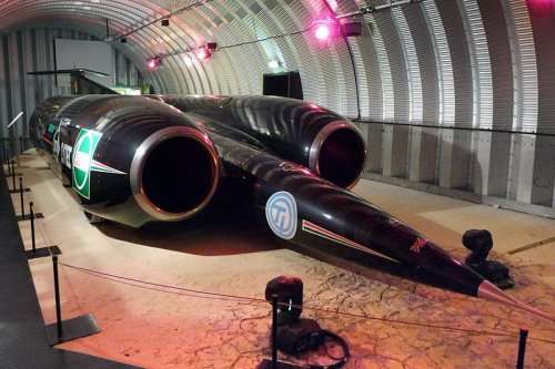 Less than three weeks after breaking the elusive 700mph land-speed barrier, British fighter pilot Andy Green set a new land-speed record in the Thrust SuperSonic vehicle, jet-powering through the sound barrier along a one-mile course in Nevada’s Black Rock Desert