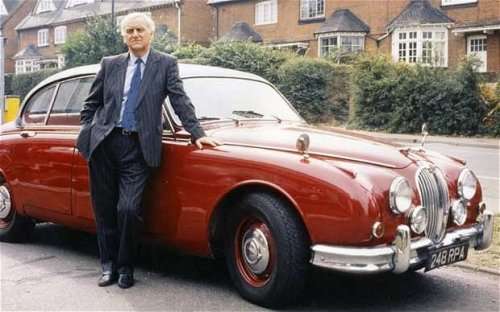 Inspector Morse’s burgundy Jaguar Mk II, arguably the most recognisable Jaguar in the world, was sold for £53,000 at auction.