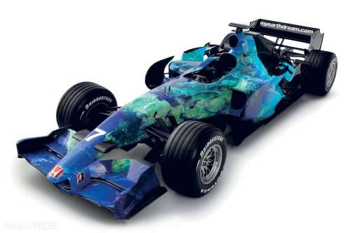 In an effort to raise awareness of environmental issues, the Honda Formula One (F1) team unveiled its Earth Car, a race car emblazoned with a large image of the planet instead of the typical advertising and sponsorship logos featured on most F1 vehicles