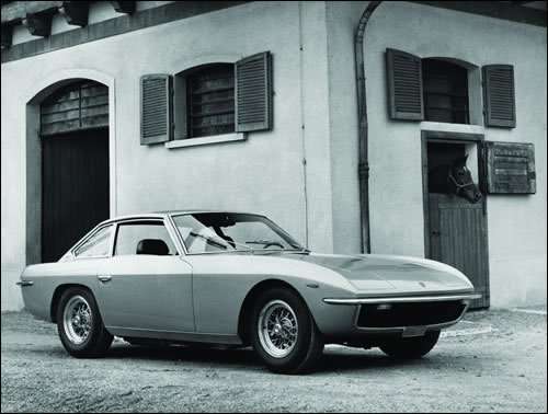 Launched at the Geneva Motor Show, the Lamborghini Islero 400 GT featured an aluminum, quad cam V12 engine; all wheel independent suspension and disc brakes; comprehensive cockpit fittings and luxury interiors