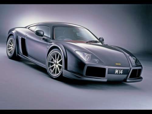 The £75,000 mid-engined Noble M14 was unveiled at the Birmingham Motor Show in the West Midlands