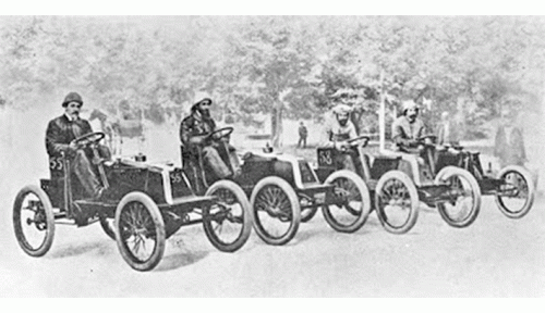 The Paris–Bordeaux–Paris Trial of June 1895, sometimes called the “first motor race” although it did not conform to modern convention whereby the fastest finisher is the winner, ended