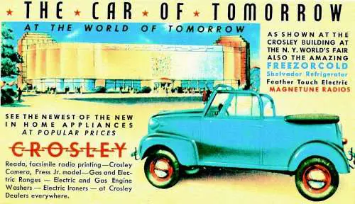 The last Crosley automobile was produced at their Marion factory in Indiana, US