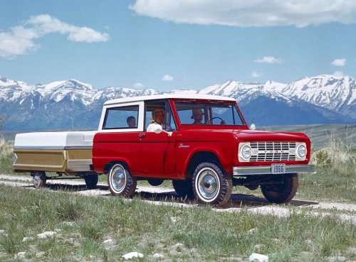 The Ford Bronco, intended to compete against Jeep’s CJ-5 and International Harvester’s Scout, was introduced, feeding the burgeoning four-wheel-drive market