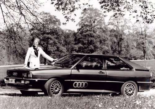 The Audi Quattro coupe was launched to a stunned reception at the 1980 Geneva Motor Show