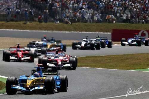 Renault driver Fernando Alonso won the French Grand Prix at Magnys Cours