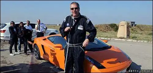 Luc Costermans of Belgium set a new world speed record for blind drivers with the speed of 192 mph