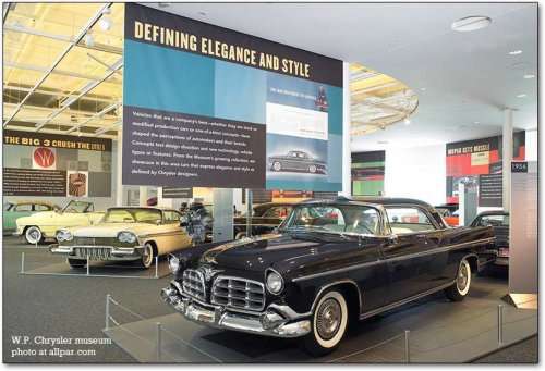 Using its famed muscle cars, interactive exhibits and a head-turning concept car tower, DaimlerChrysler unveiled its American heritage to the world at the opening of the Walter P
